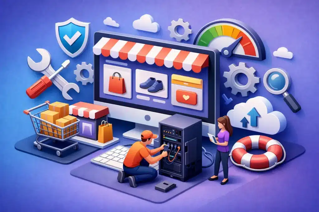 Поддръжка на WooCommerce магазин без сривове