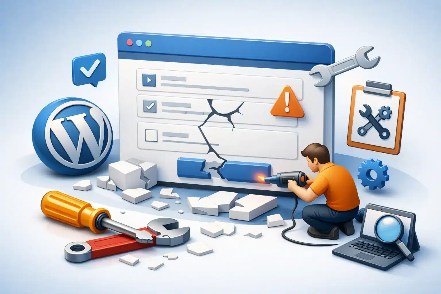 Как да поправим счупени форми в WordPress